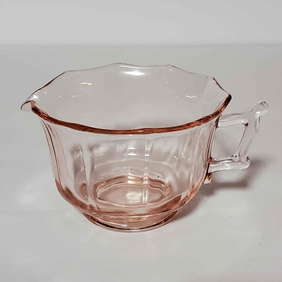 Cambridge Classics Pink Depression Glass Creamer Vintage - Picture 9 of 9